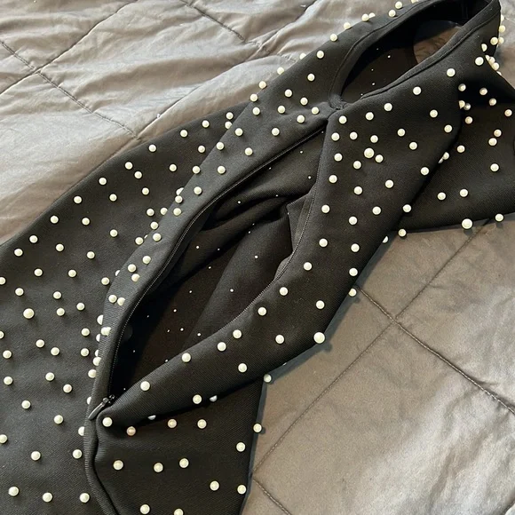 Pearl studded midi dress - Picture 5 of 5